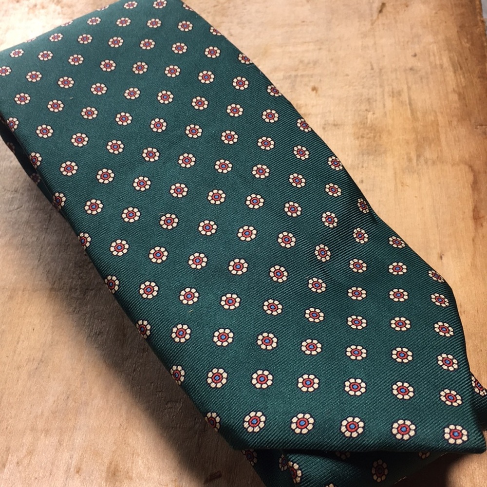 Land’s End Charter Collection 100% Silk Neck Tie